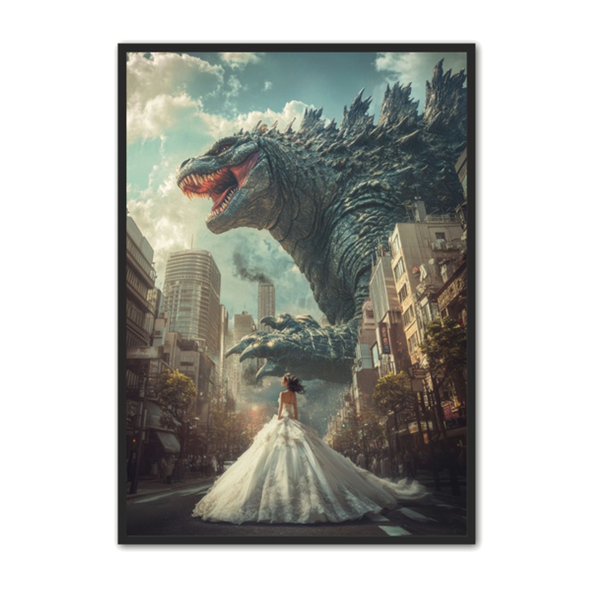 Godzilla Plakat 5 - Fantasi Plakat