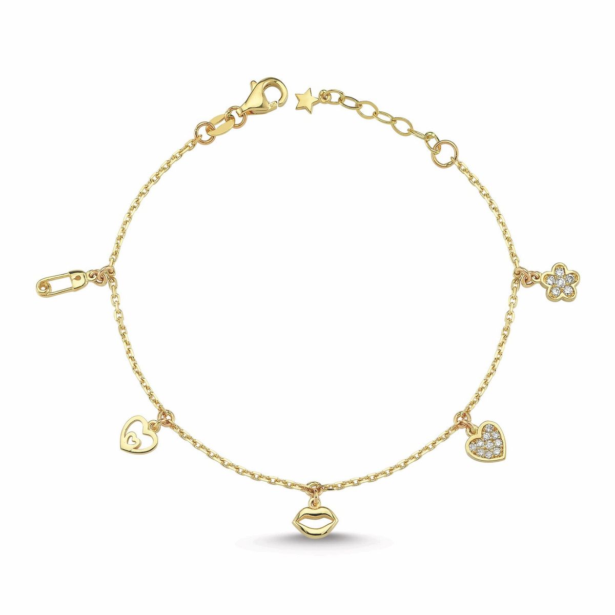 Gold Collection - Armbånd guld m/brillanter B1010 008RG