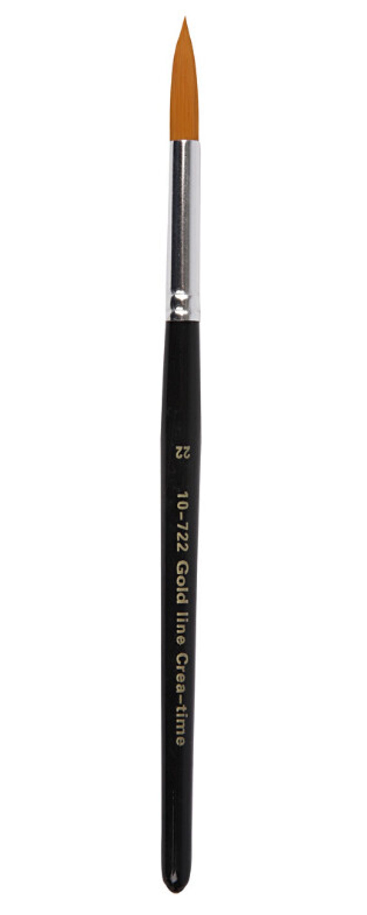 Gold Line Pensler - Nr. 22 - L 21 Cm - B 8 Mm - Rund - 6 Stk.