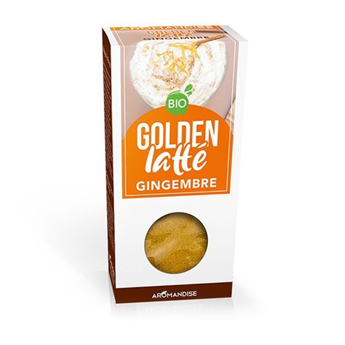 Golden latté Ingefær Økologisk - 60 gram - Aromandise