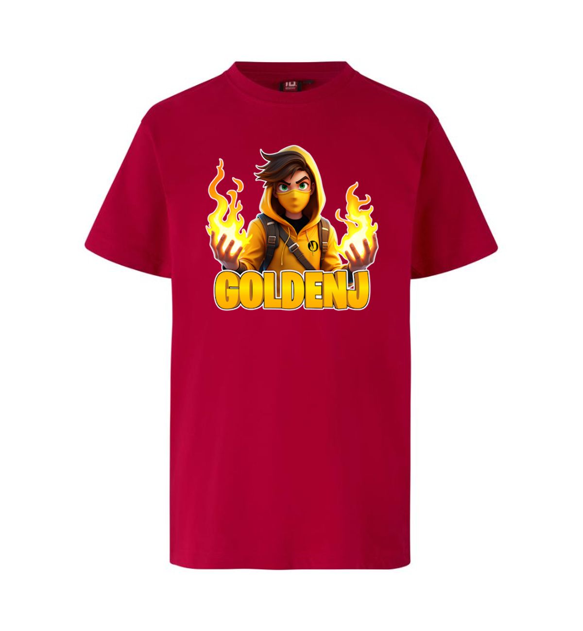 GoldenJ Flamme Tee - Rød | 4-6