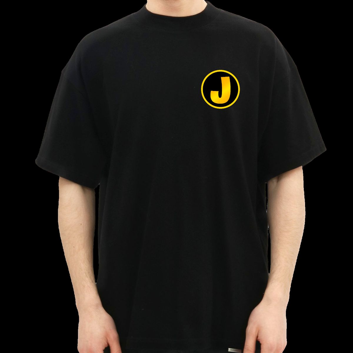 GoldenJ Logo Tee - Sort | 12-14