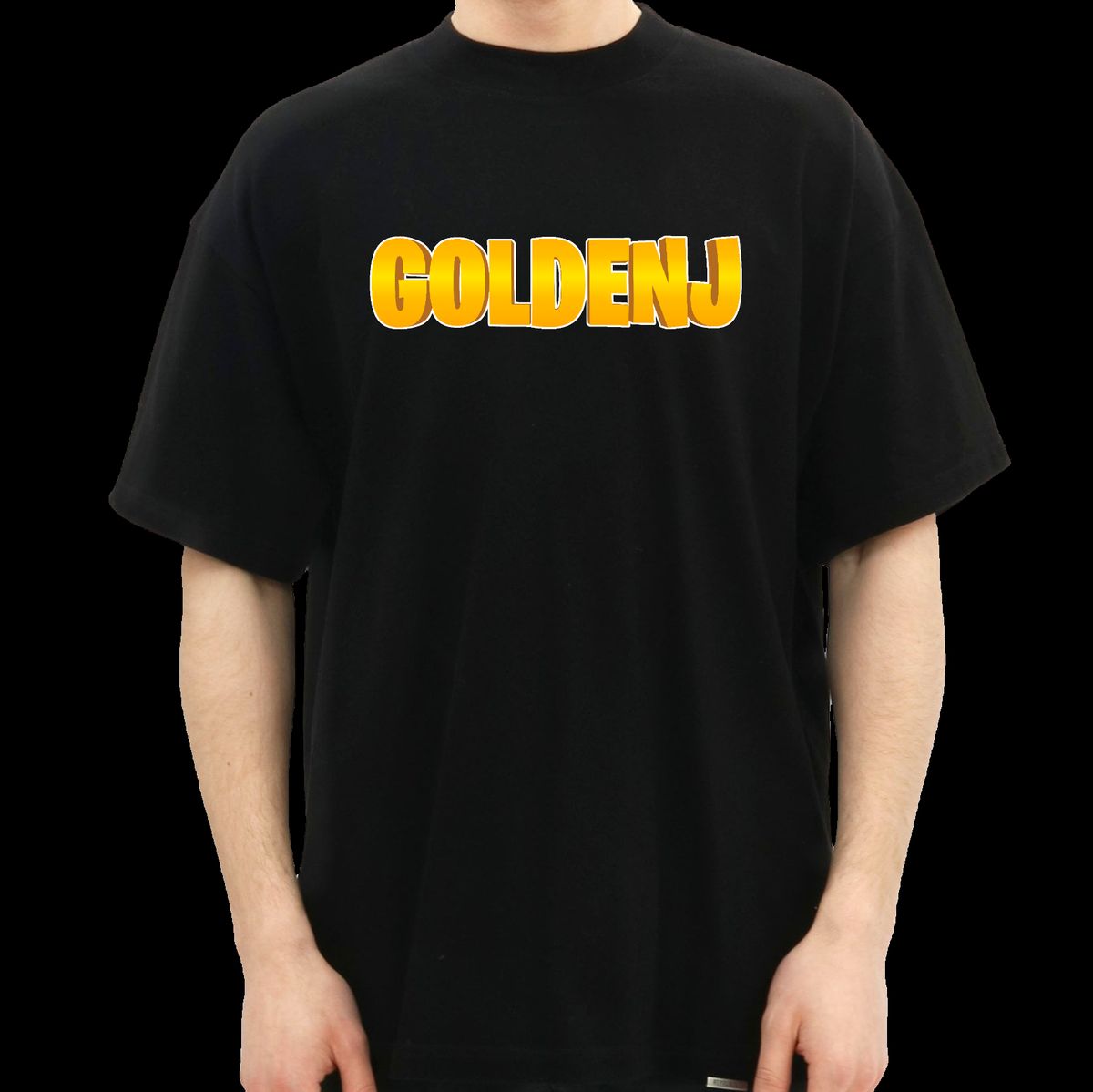 GoldenJ Tee - Sort | 2XL