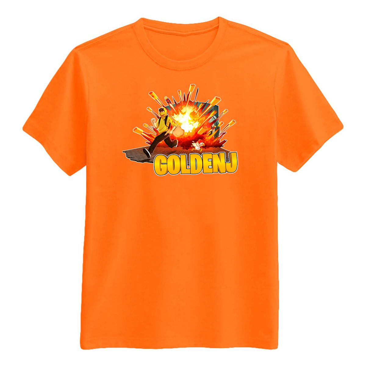 GoldenJ Vault Tee - Orange | S