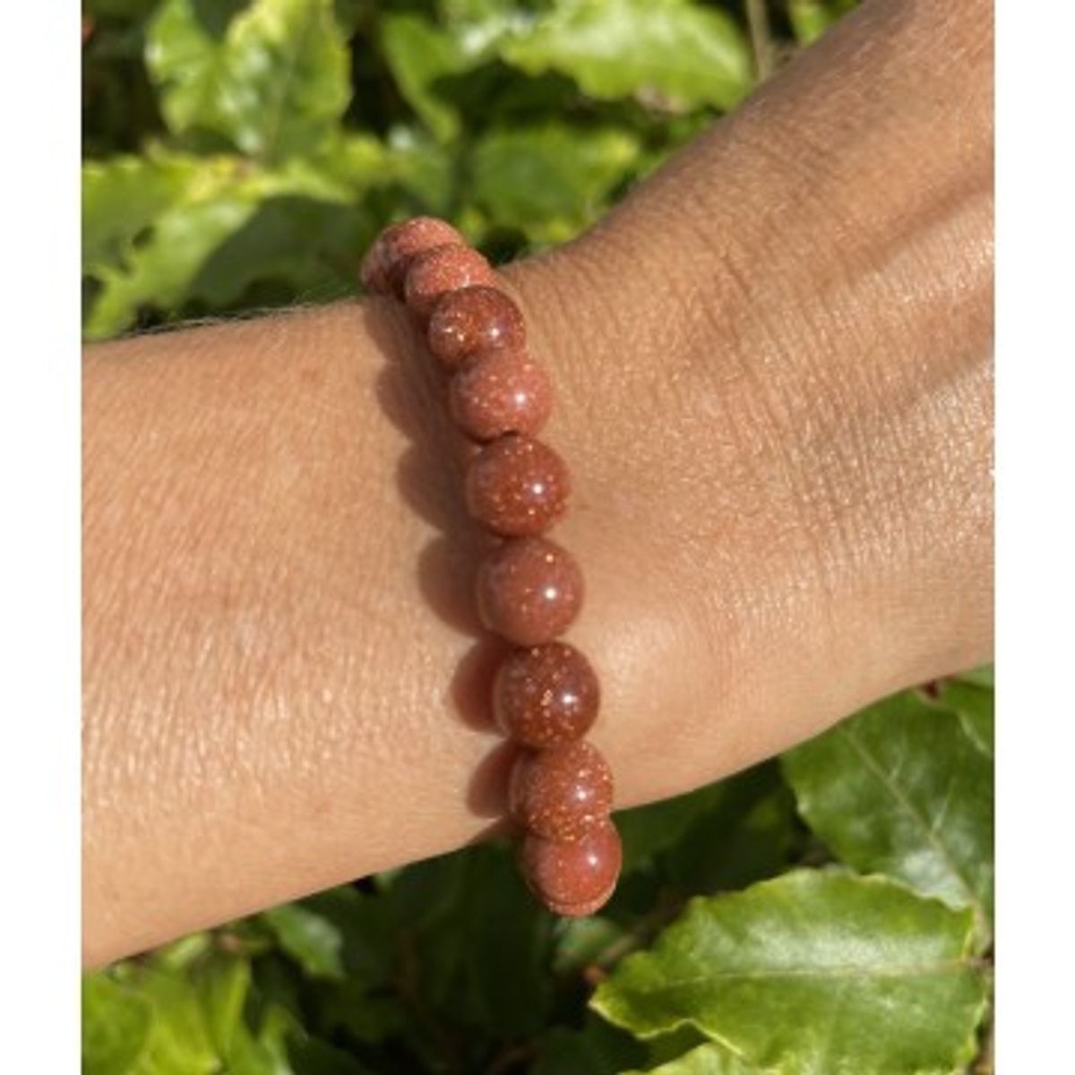 Goldstone armbånd 8 mm - Krystal Armbånd - GodKarmaShop