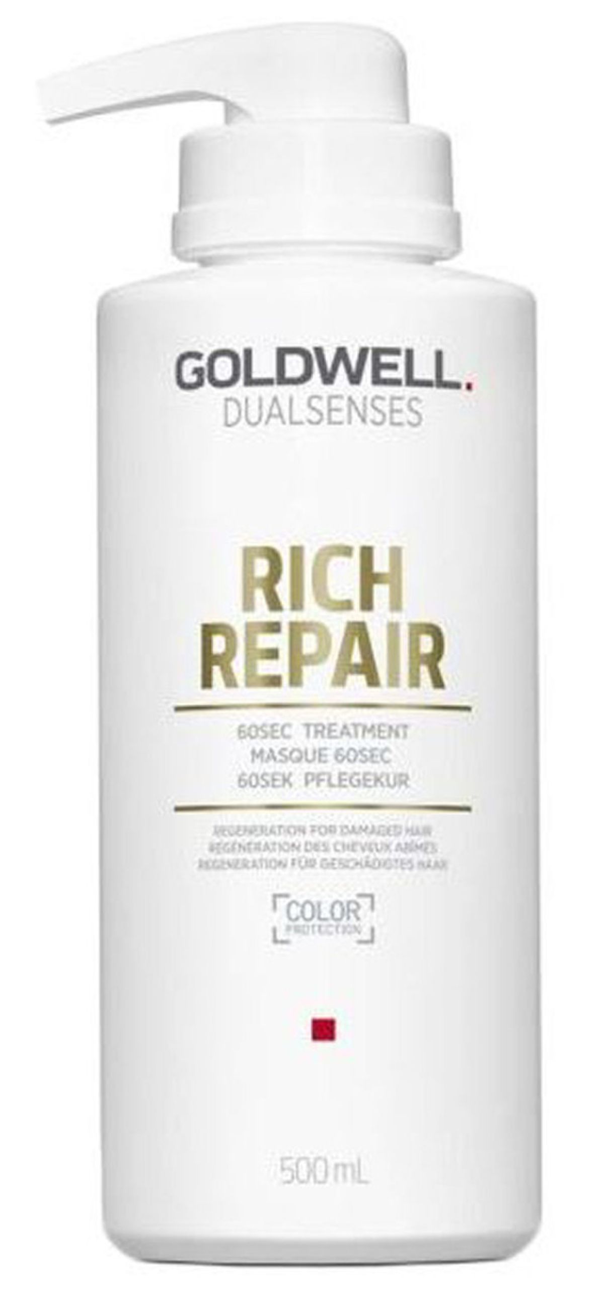 Goldwell dualsenses rich repair 60 sec treatment regeneration for damaged hair 500ml