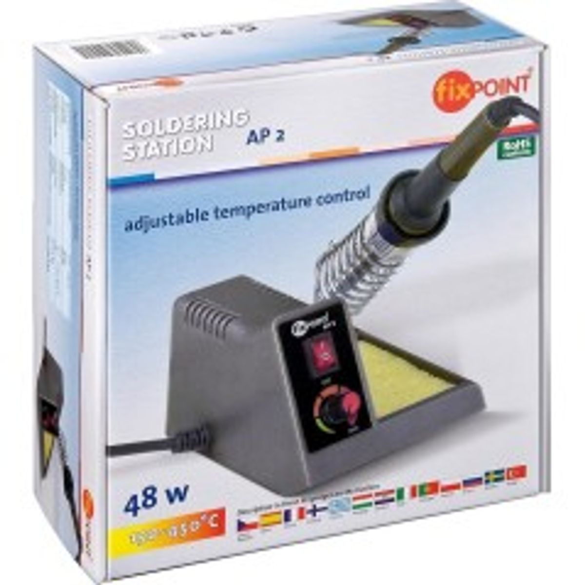 Goobay - Analogue Soldering Station AP2, 48W, Grå