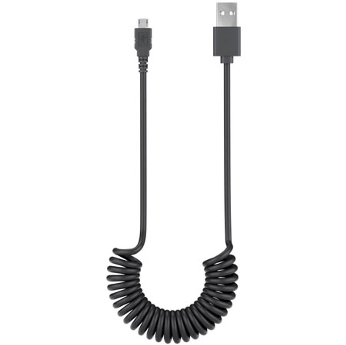 Goobay Android Micro-USB Til USB-A Spiralkabel - 1 meter