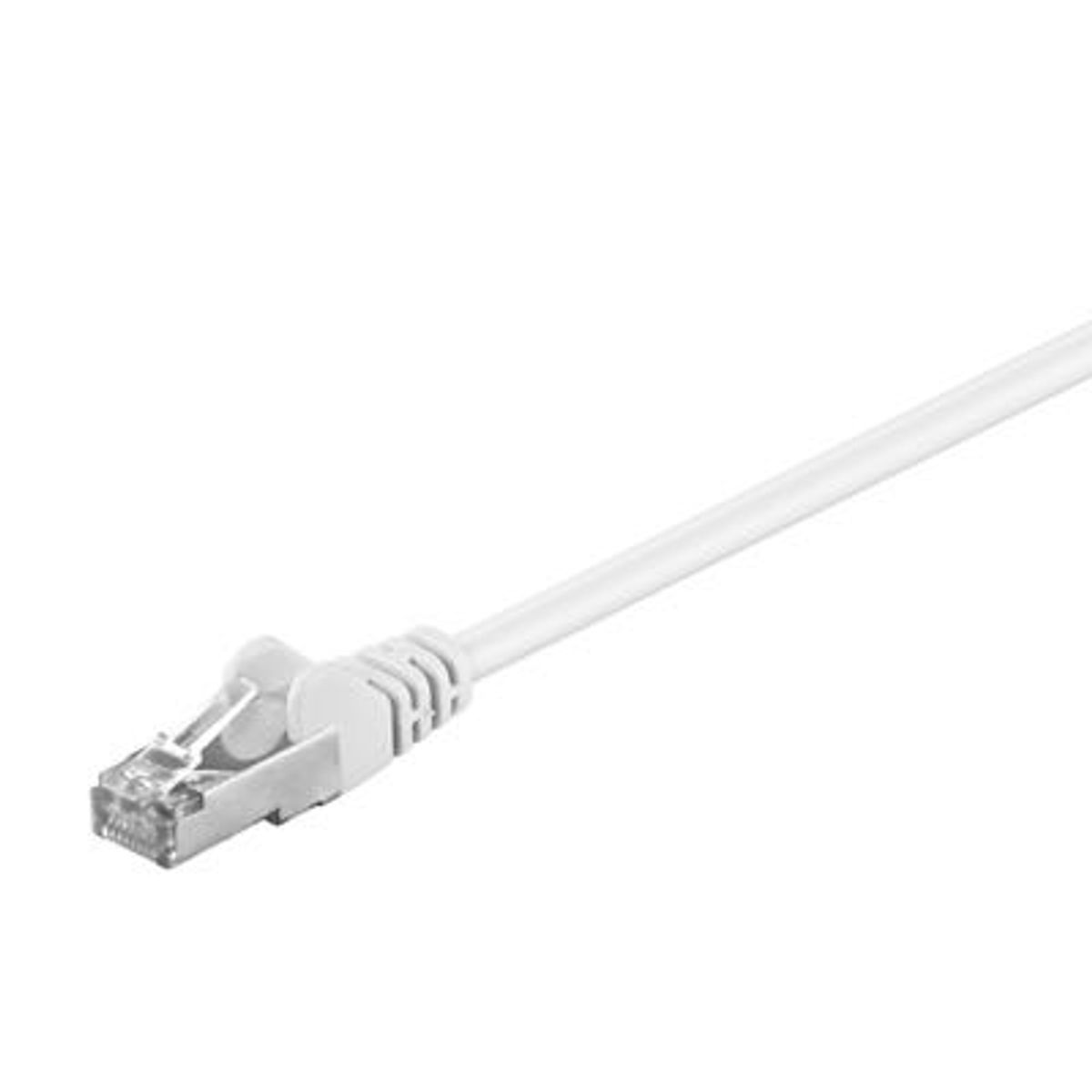 Goobay - Cat 5e SF/UTP Netværkskabel (max. 1 GB/s) (Han-Han) (Hvid) - 1,0 m