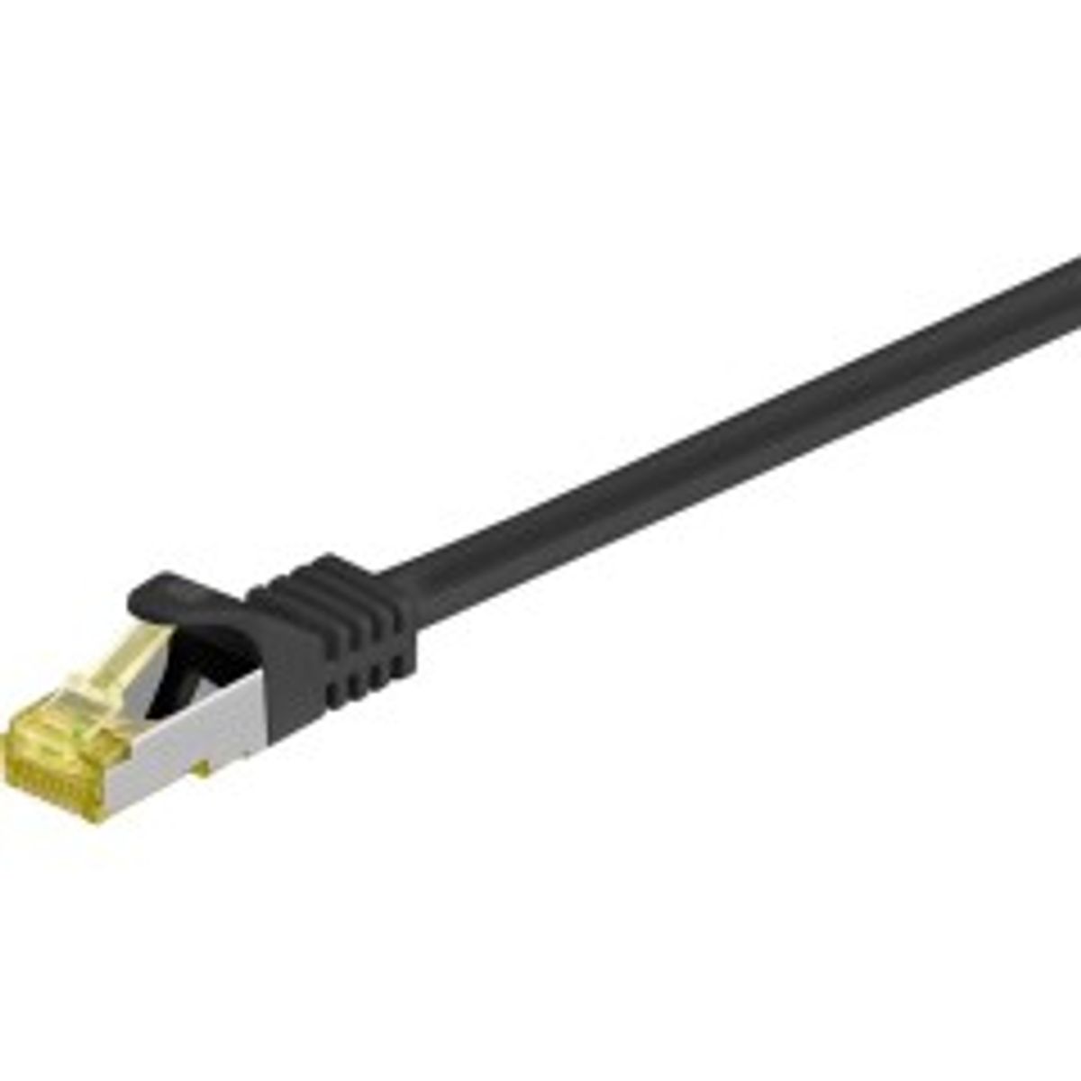 goobay CAT 7 SFTP, PiMF 50cm Patchkabel Sort