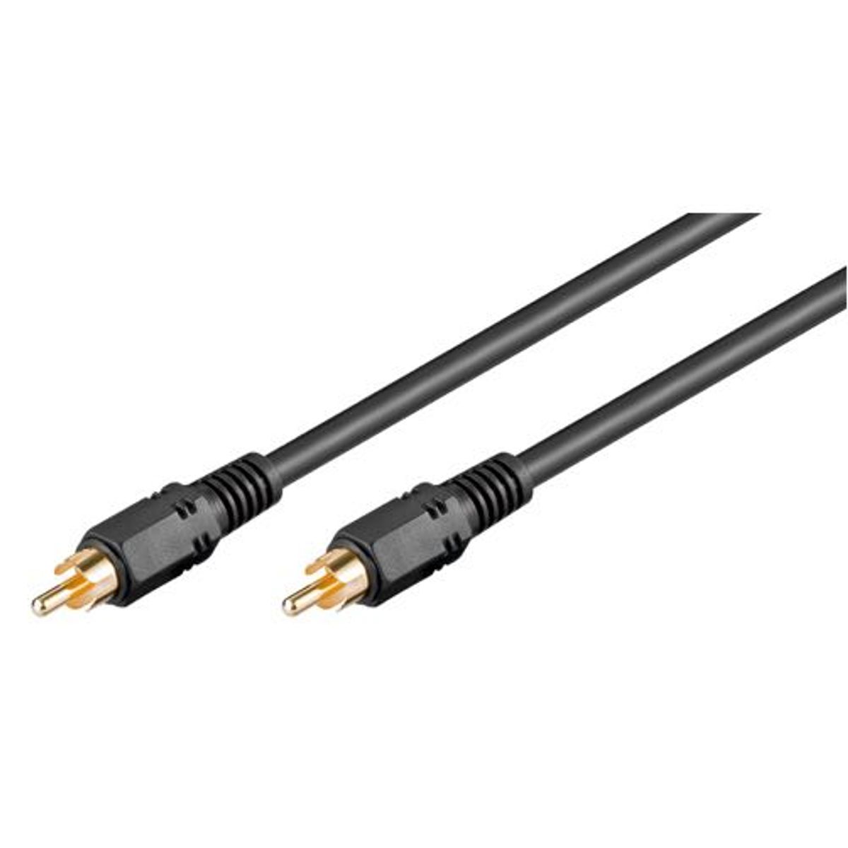 Goobay - Coaxial digital/audio (1xRCA) (Han-Han) (Sort) - 2,0 m