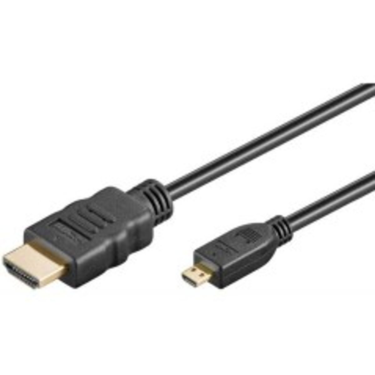 goobay HDMI han - Mikro HDMI han 2 m Sort