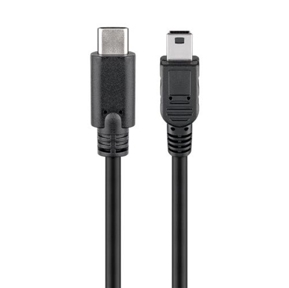 Goobay - High Speed kabel (3.1 USB-C / 2.0 USB Mini-B) (Han-Han) (Sort) - 0,5 m