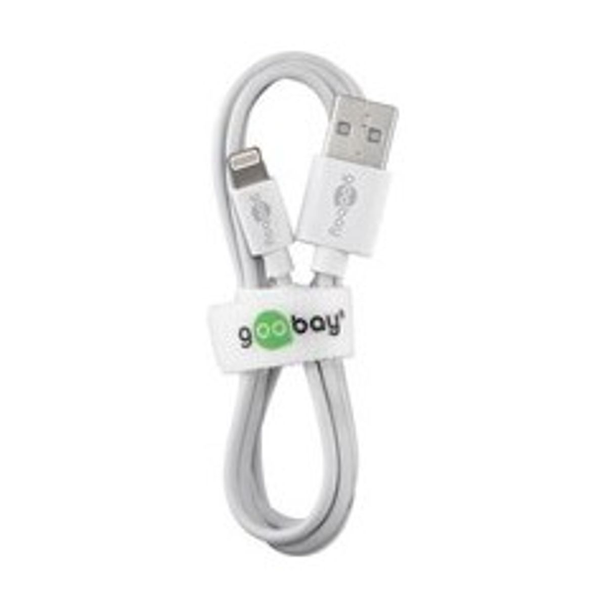 Goobay Lightning-kabel 50cm hvid MFi