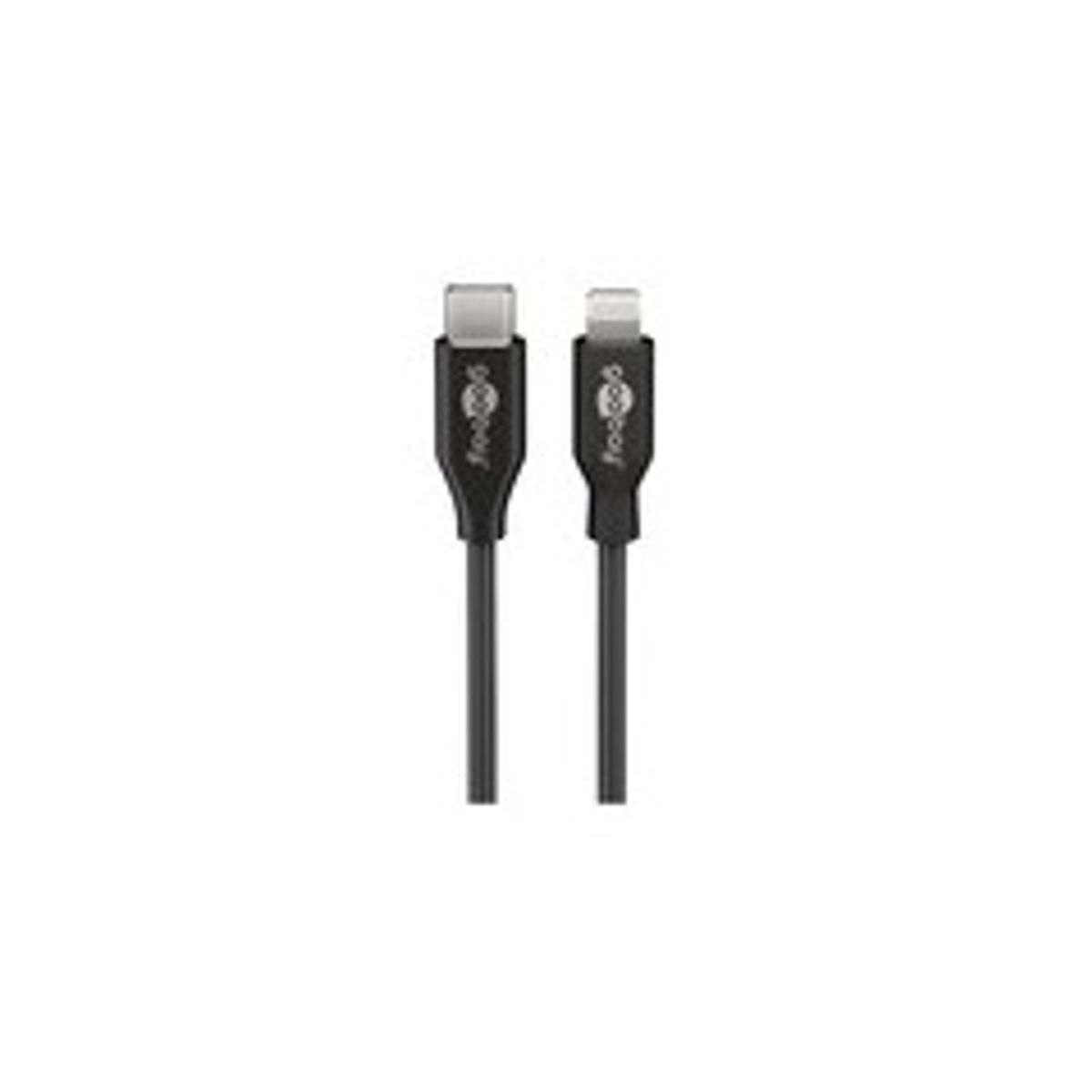 Goobay Lightning-kabel 50cm sort MFi