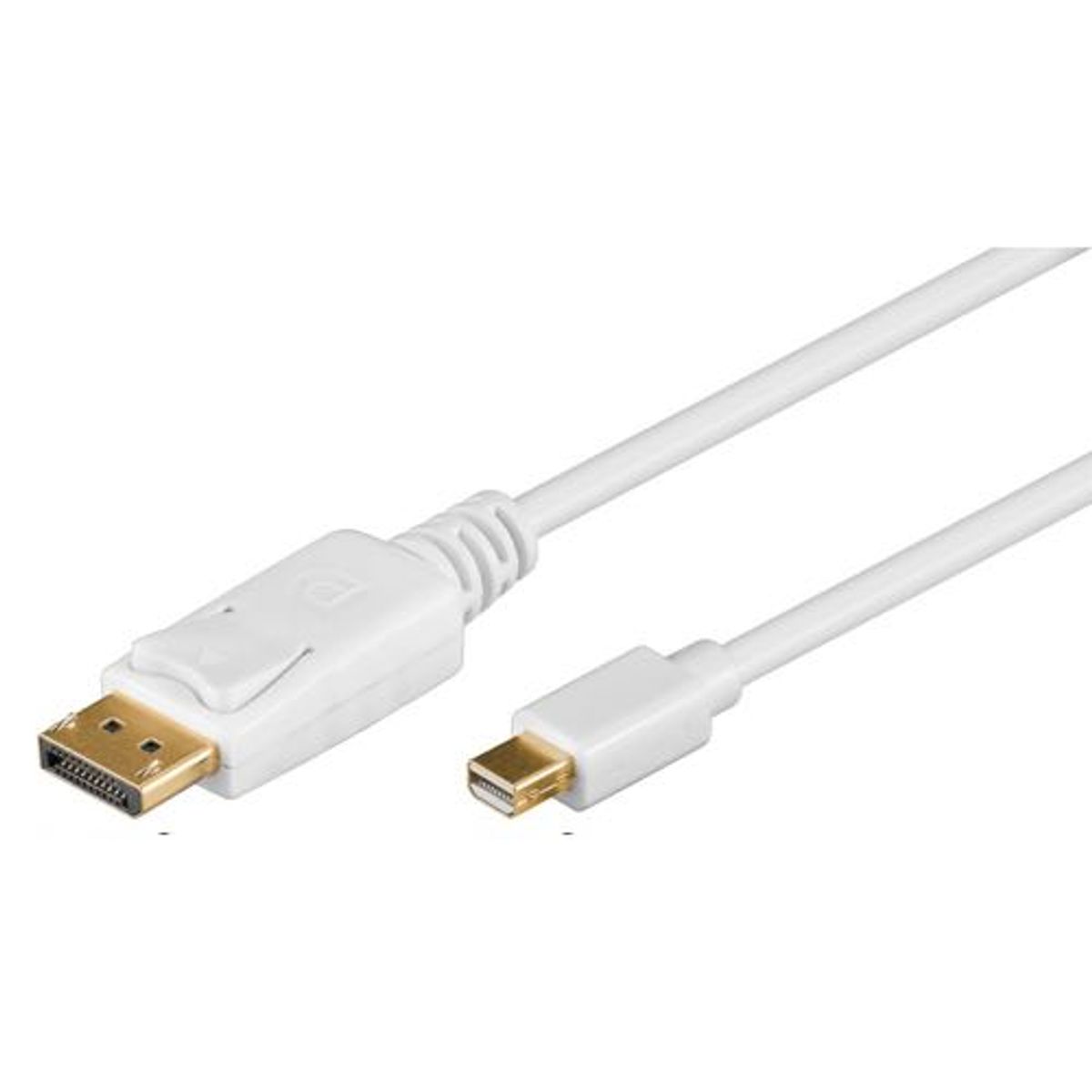 Goobay - Mini DisplayPort 1.2 til DisplayPort (Hvid) (Han-Han) 4K@60Hz - 1,0 m