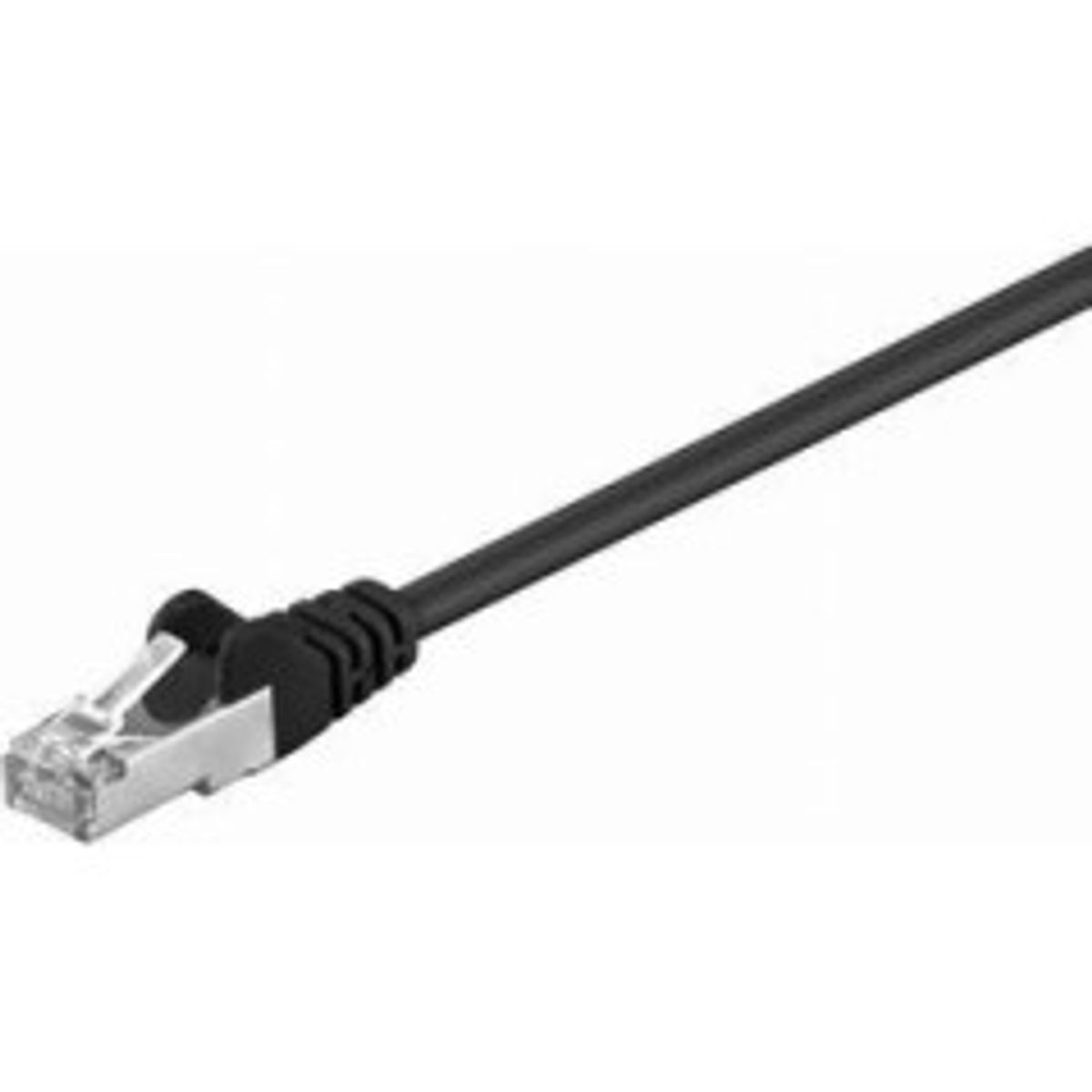 Goobay RJ45 CAT 5e S/FTP CCA 1m Black