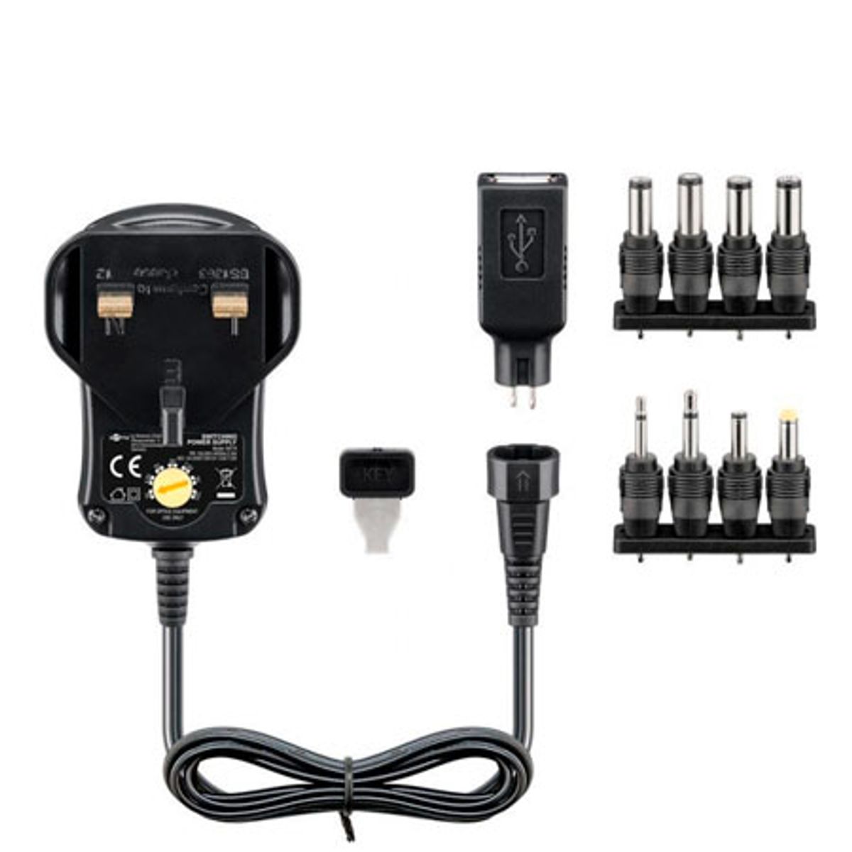 Goobay Universal UK Adapter - 600mA