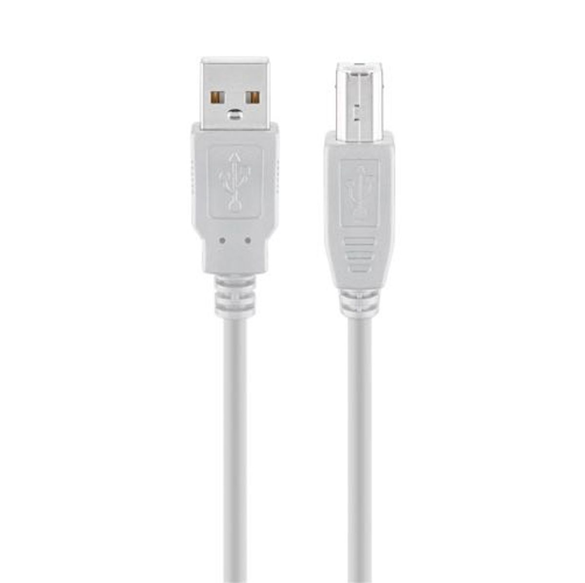 Goobay - USB 2.0 High Speed kabel (USB-A / USB-B) (Han-Han) (Grå) - 1,8 m