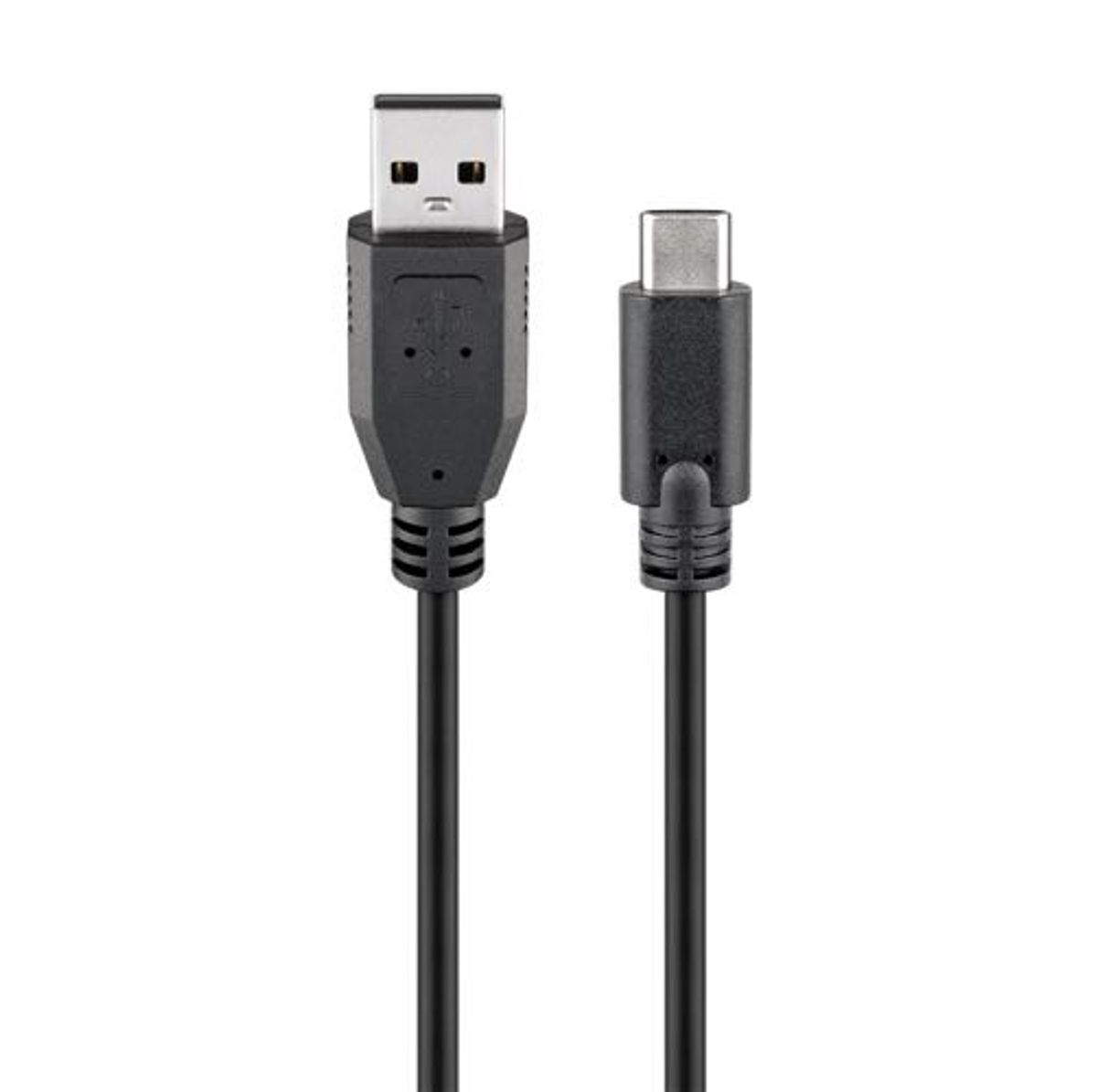 Goobay - USB 2.0 High Speed kabel (USB-A / USB-C) (Han-Han) (Sort) - 1,0 m