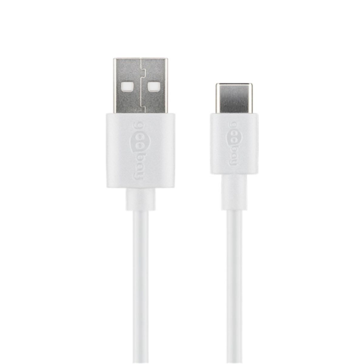 Goobay - USB 2.0 High Speed kabel (USB-A / USB-C)(Hvid) - 3,0 m