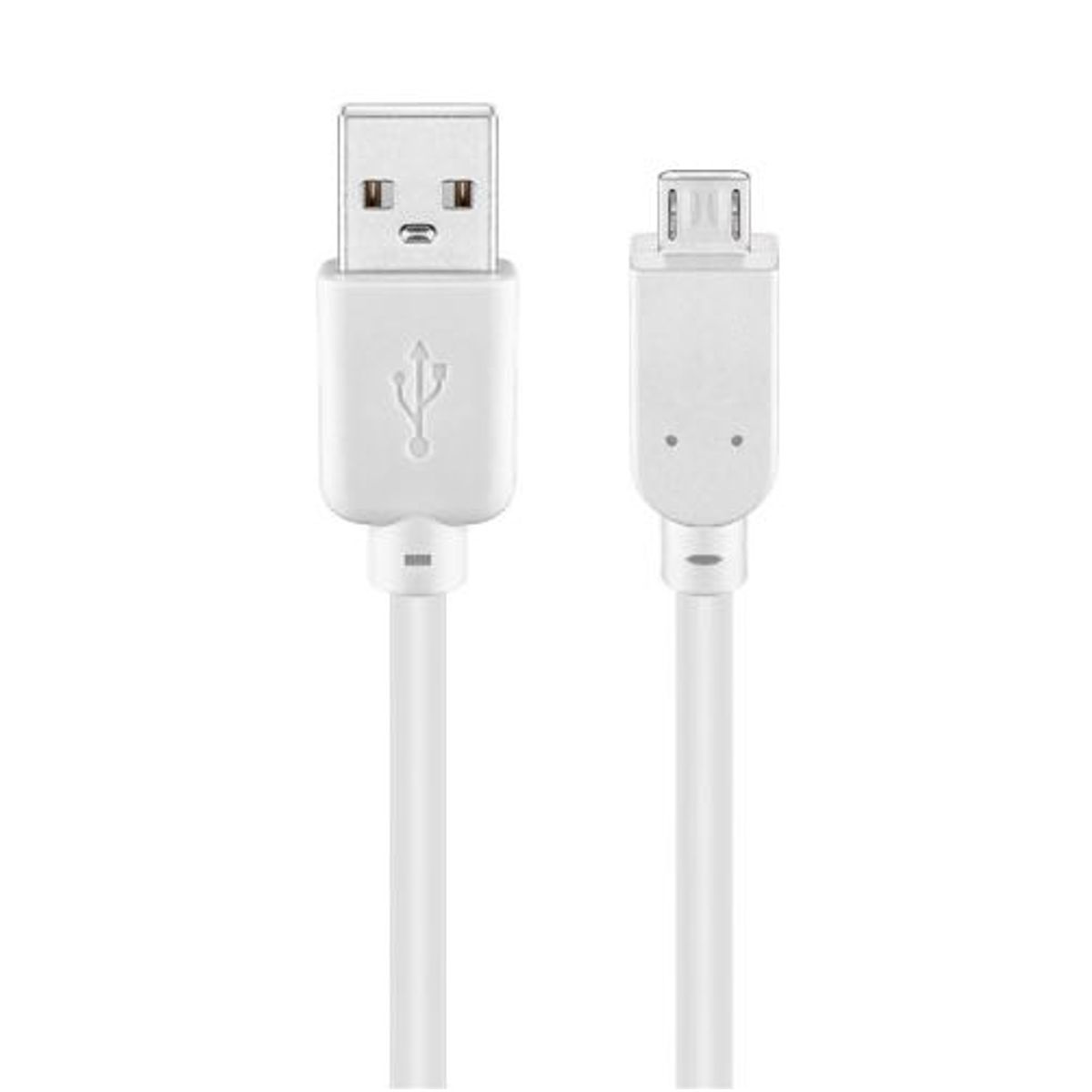 Goobay - USB 2.0 High Speed kabel (USB-A / USB Mirco-B) (Han-Han) (Hvid) - 0,15