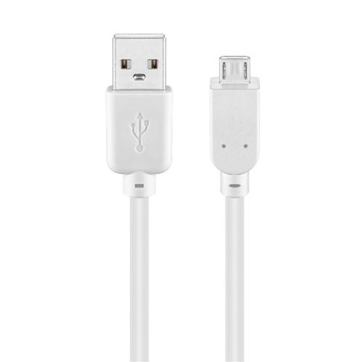 Goobay - USB 2.0 High Speed kabel (USB-A / USB Mirco-B) (Han-Han) (Hvid) - 0,6