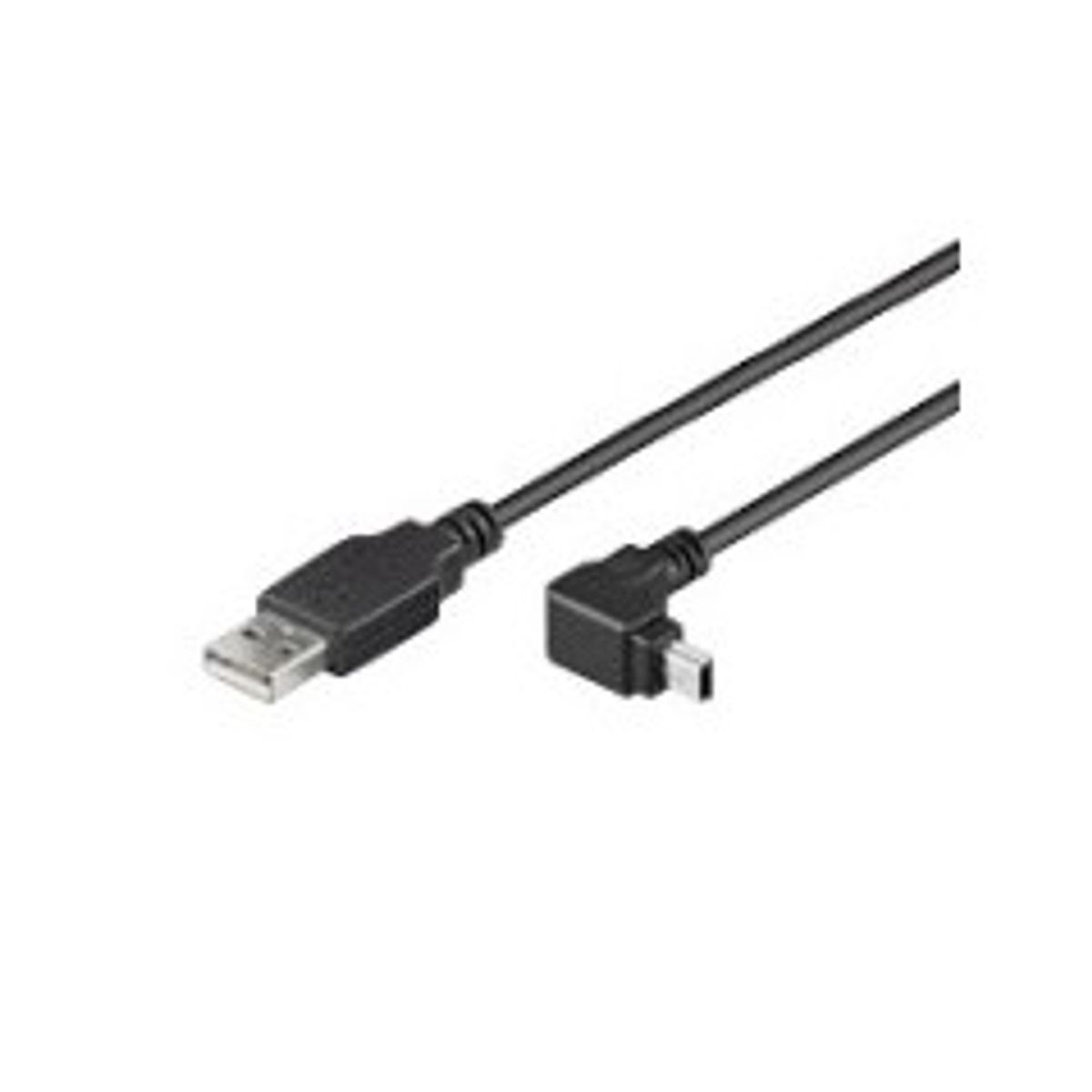 goobay USB 2.0 USB-kabel 1.8m Sort