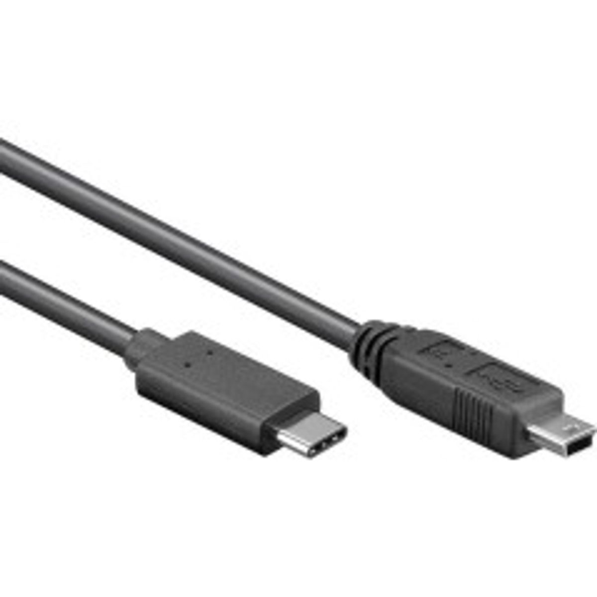 goobay USB 2.0 USB Type-C kabel 50cm Sort