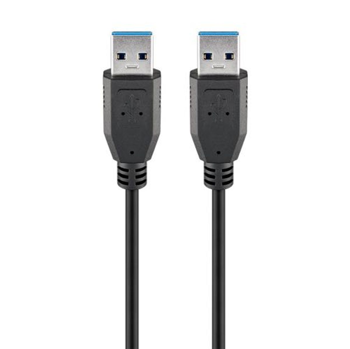 Goobay - USB 3.0 SuperSpeed kabel (USB-A / USB-A) (Han-Han) (Sort) - 0,5 m