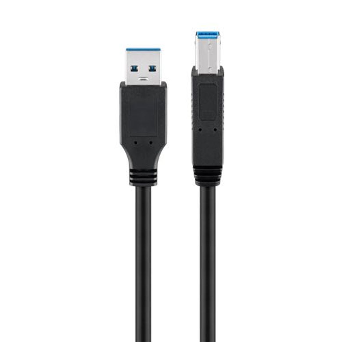 Goobay - USB 3.0 SuperSpeed kabel (USB-A / USB-B) (Han-Han) (Sort) - 5,0 m