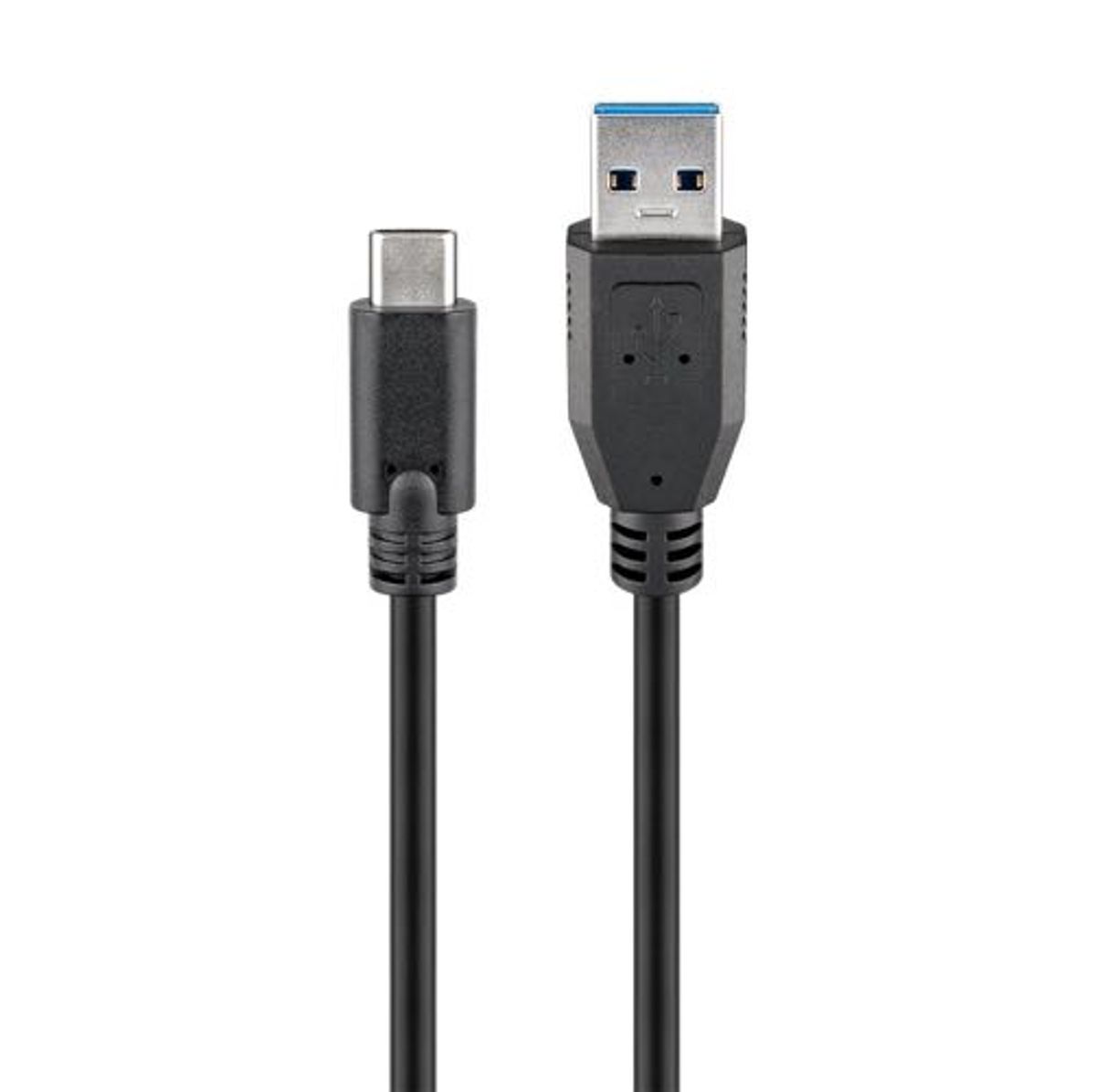 Goobay - USB 3.0 SuperSpeed kabel (USB-A / USB-C) (Han-Han) (Sort) - 1,0 m