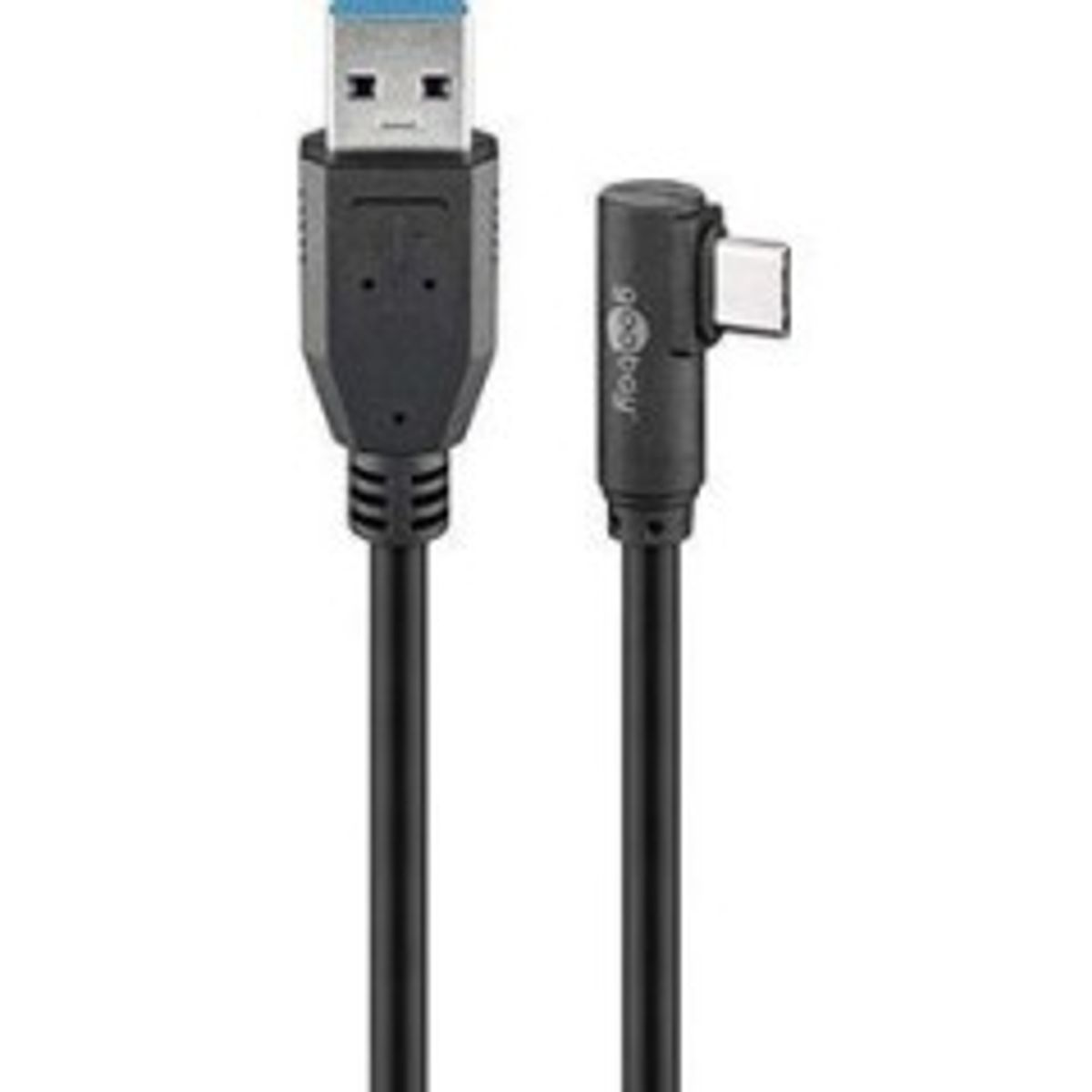 goobay USB 3.0 USB Type-C kabel 50cm Sort