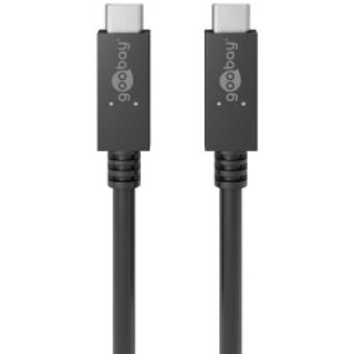 goobay USB 3.2 Gen 1 USB Type-C kabel 50cm Sort