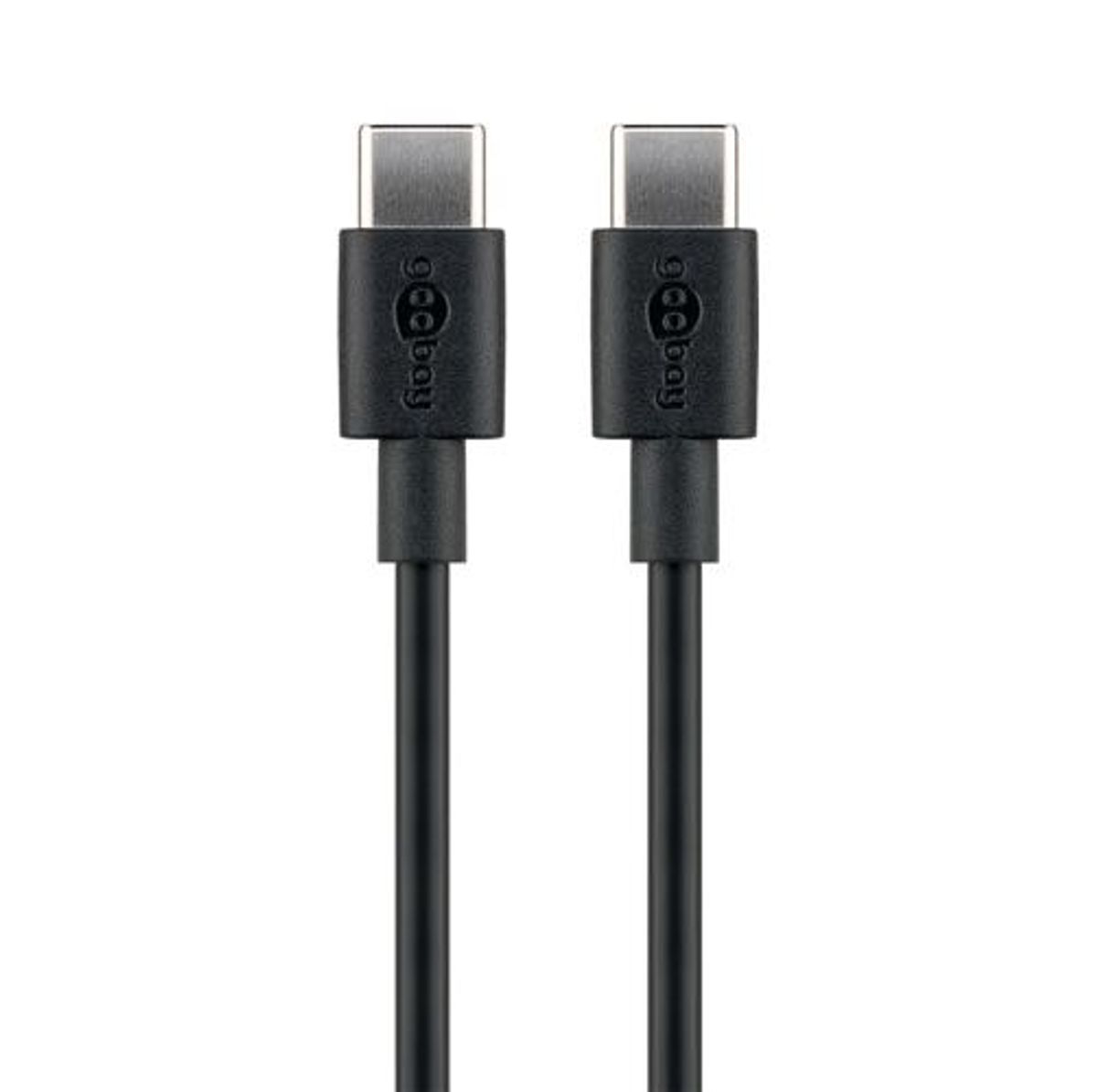 Goobay - USB-C 2.0 (Gen.1) kabel (USB-C / USB-C) (Han-Han) (Sort) - 0,5 m