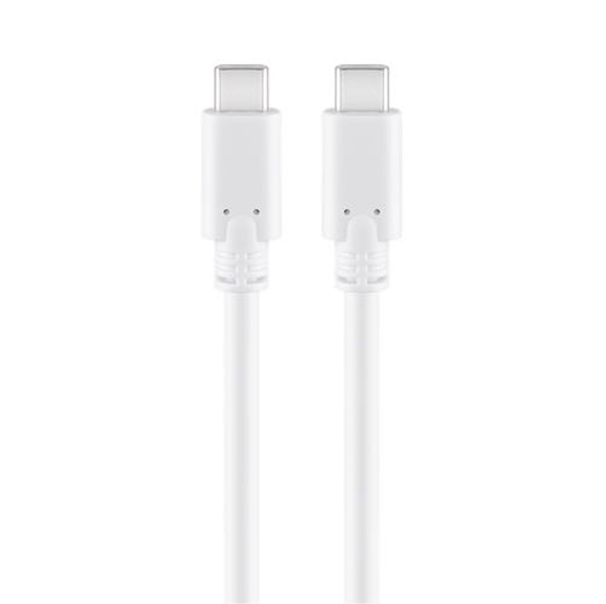 Goobay - USB-C 3.2 (Gen.1) kabel (USB-C / USB-C) (Han-Han) (Hvid) - 0,5 m