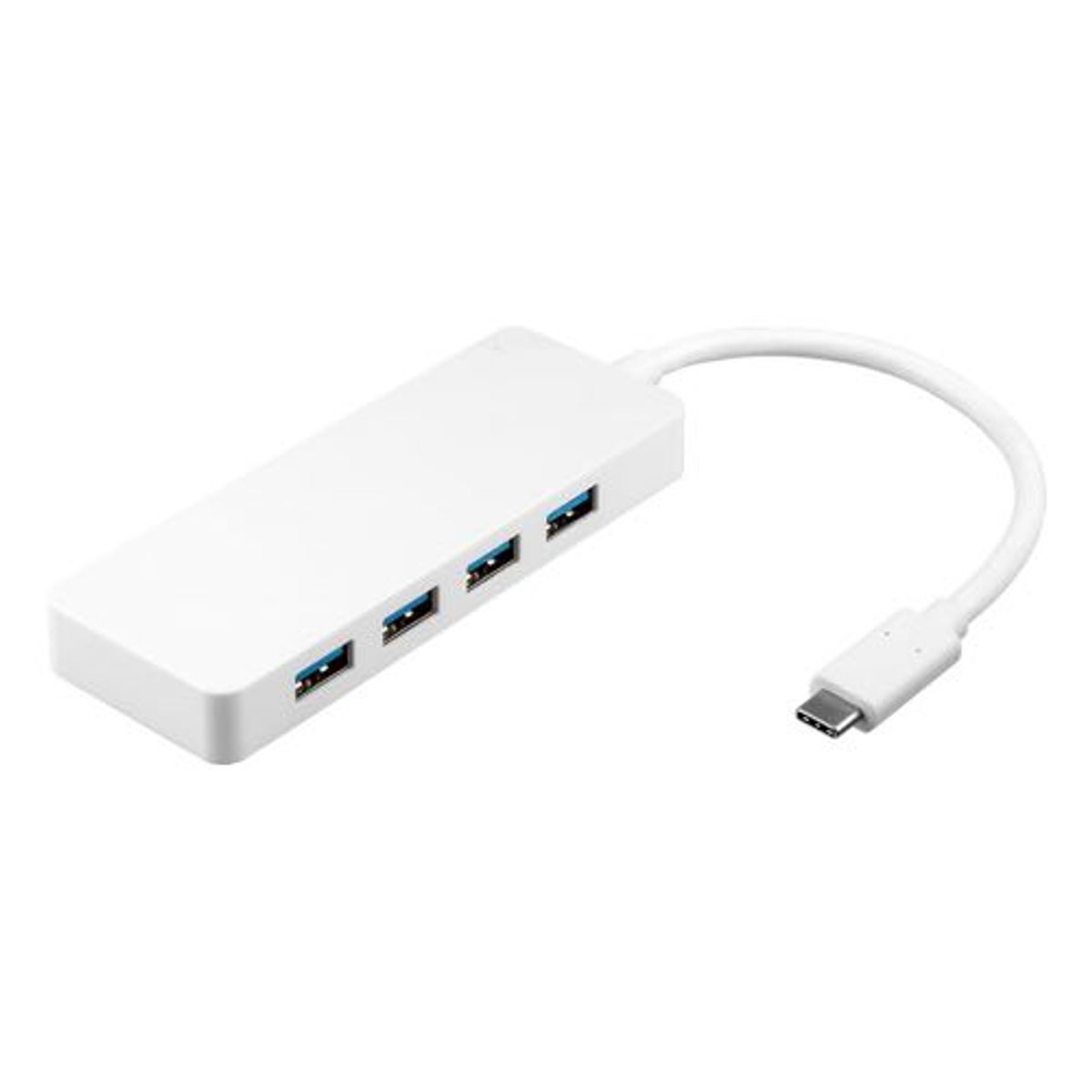 Goobay - USB-C Hub (USB-C / 4xUSB-A 3.0)(Hvid) - 0,1 m