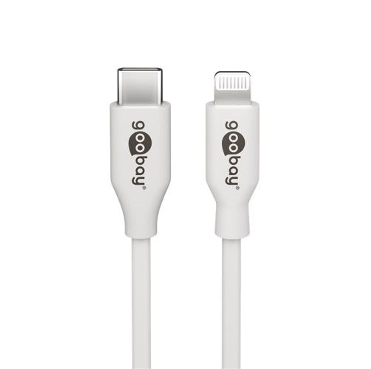 Goobay - USB-C kabel Apple MFi certified (USB-A / Apple Lightning) (Han-Han) (Hvid) - 0,5 m