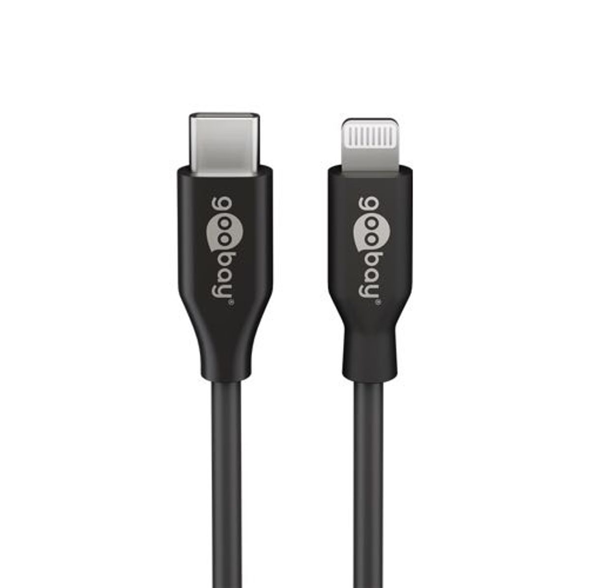 Goobay - USB-C kabel Apple MFi certified (USB-A / Apple Lightning) (Han-Han) (Sort) - 2,0 m