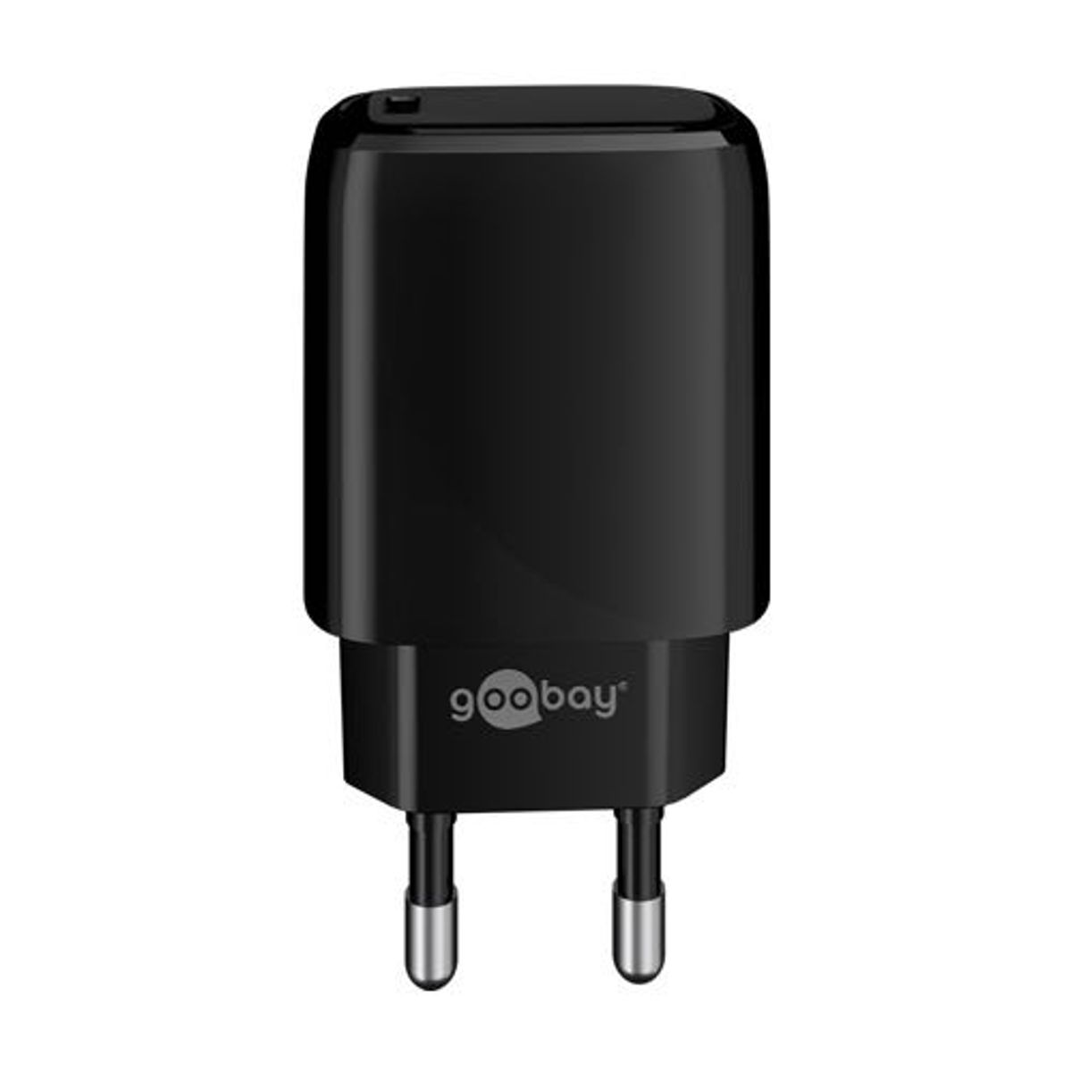 Goobay - USB-C PD Hurtig lader (3A/20W) (Han-Han) (Sort) - 0,1 m