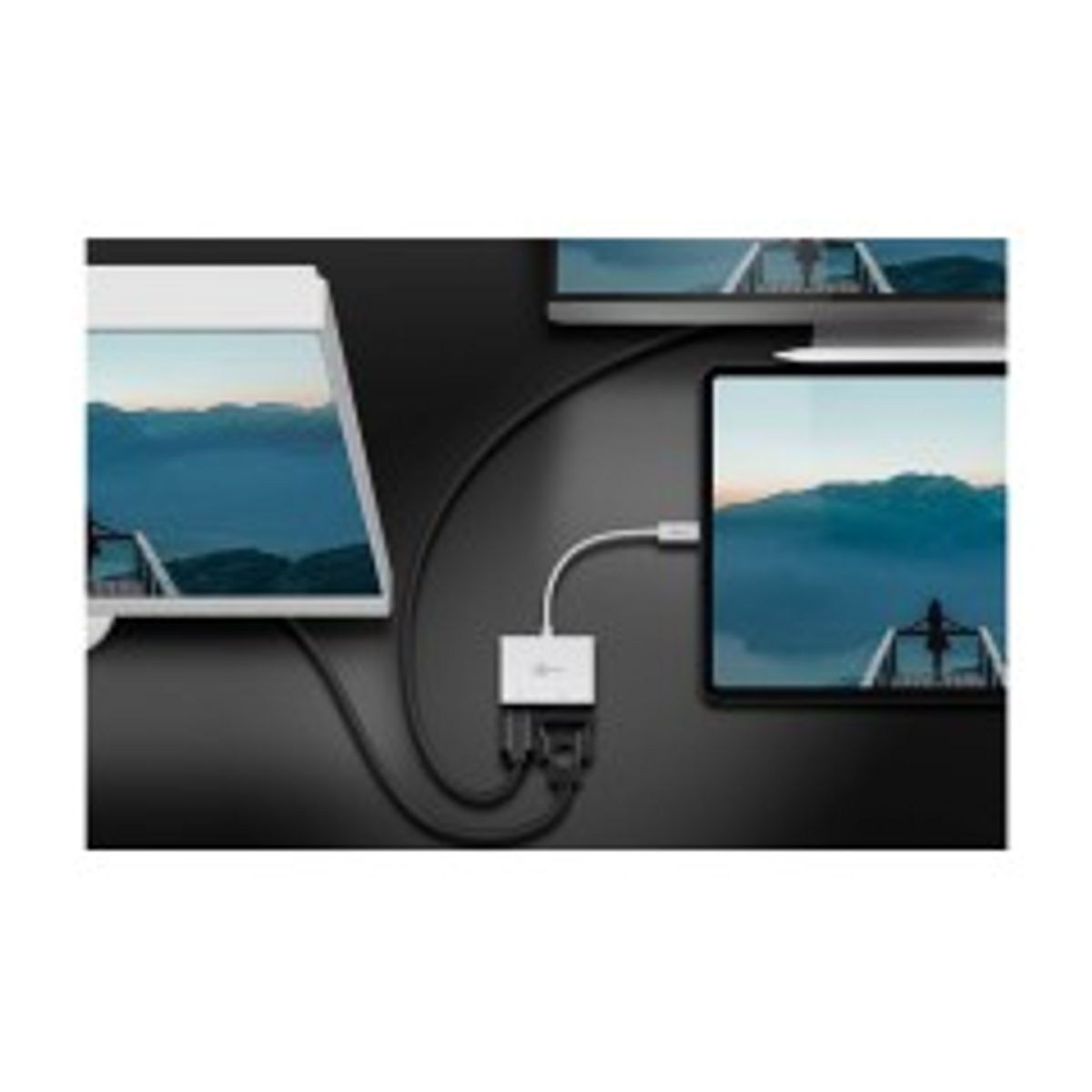 Goobay USB-C til HDMI / VGA Ekstern videoadapter 4K 60Hz