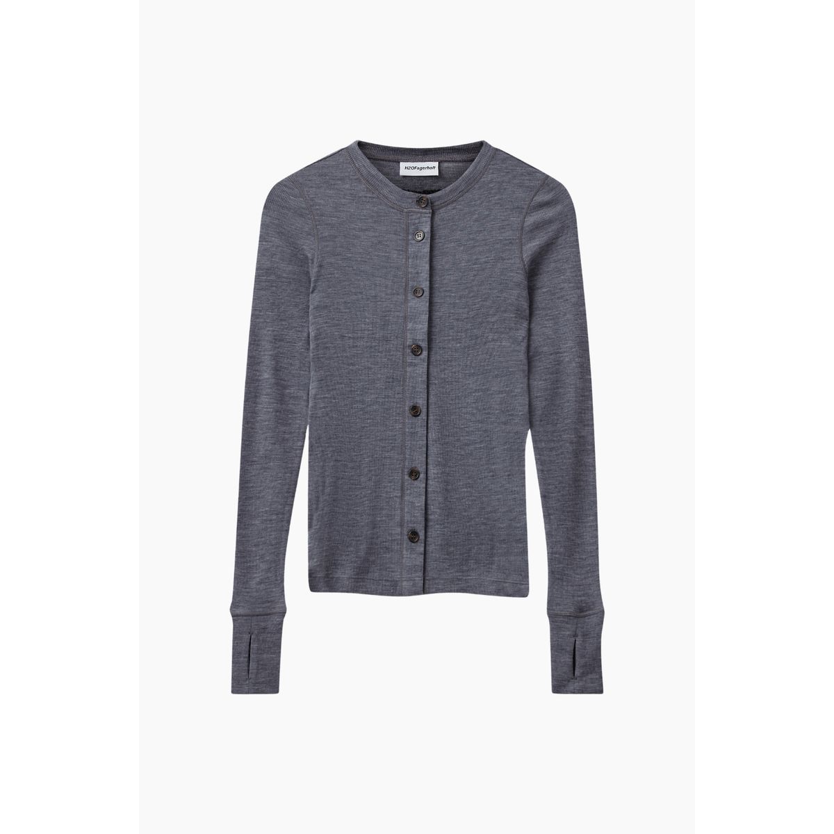 Good Blouse - Grey Melange - H2O Fagerholt - Grå L