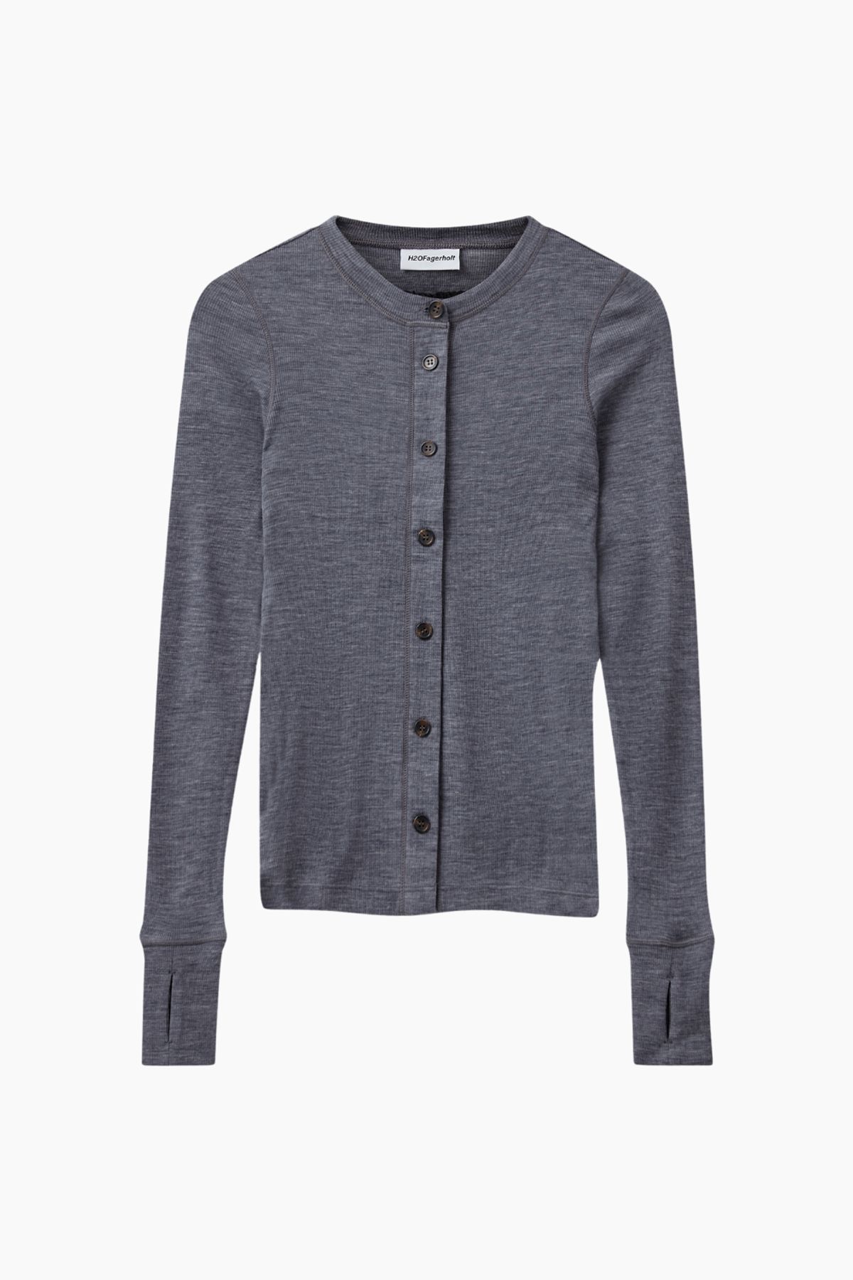 Good Blouse - Grey Melange - H2O Fagerholt - Grå M