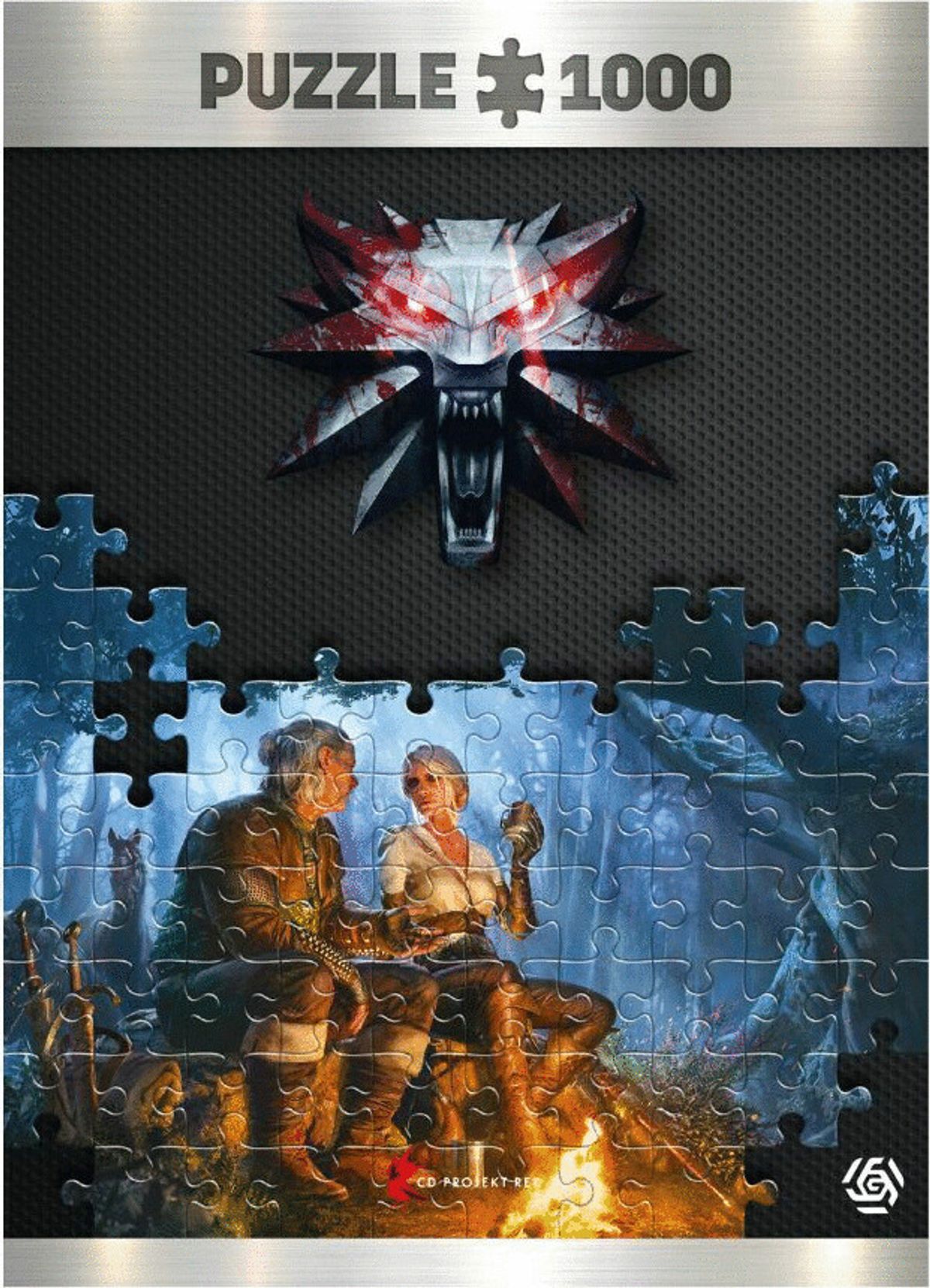 Good Loot Puzzle - The Witcher Journey Of Ciri - 1000 Brikker