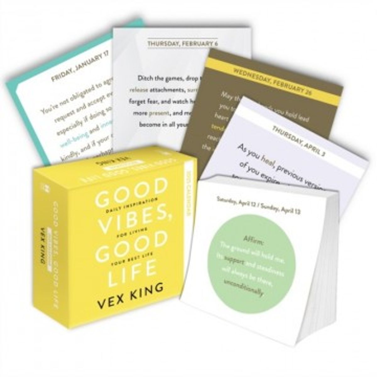 Good vibes/Good life kalender - Alle Engle kort & Visdomskort - GodKarmaShop