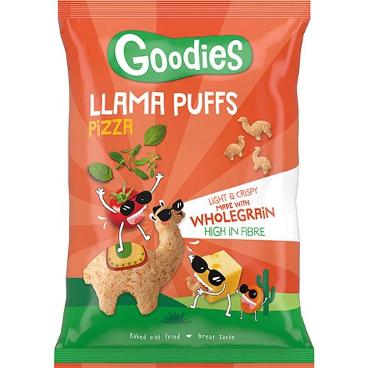 Goodies Llama Puffs Pizza - 30 gram