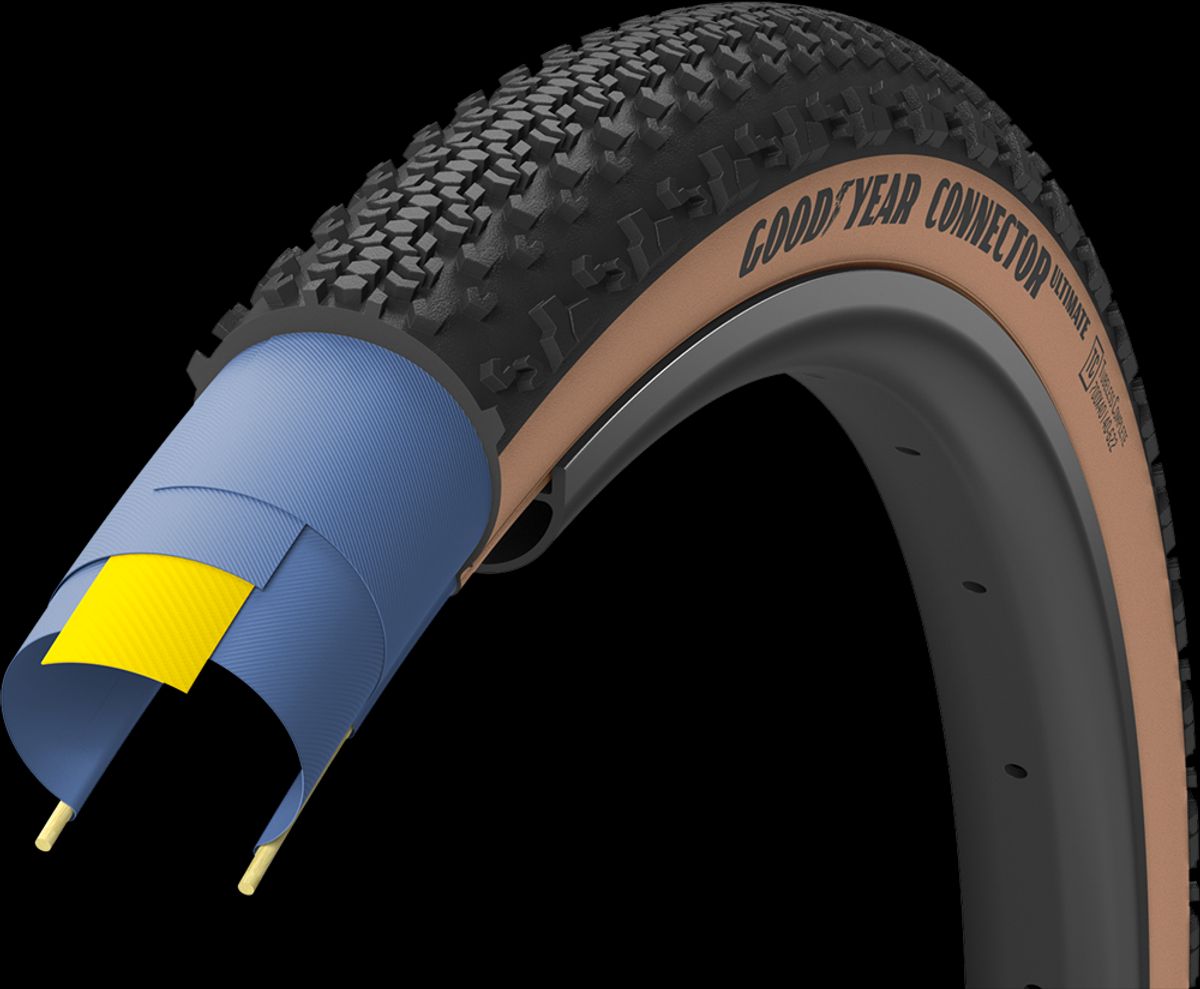 Goodyear CONNECTOR Tubeless Complete 700x35c/50c - Brun