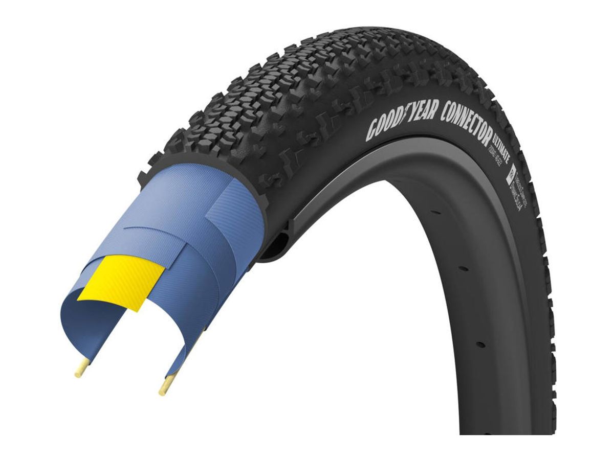 Goodyear Connector Ultimate TLC - Gravel - Foldedæk - 700x40c - Sort