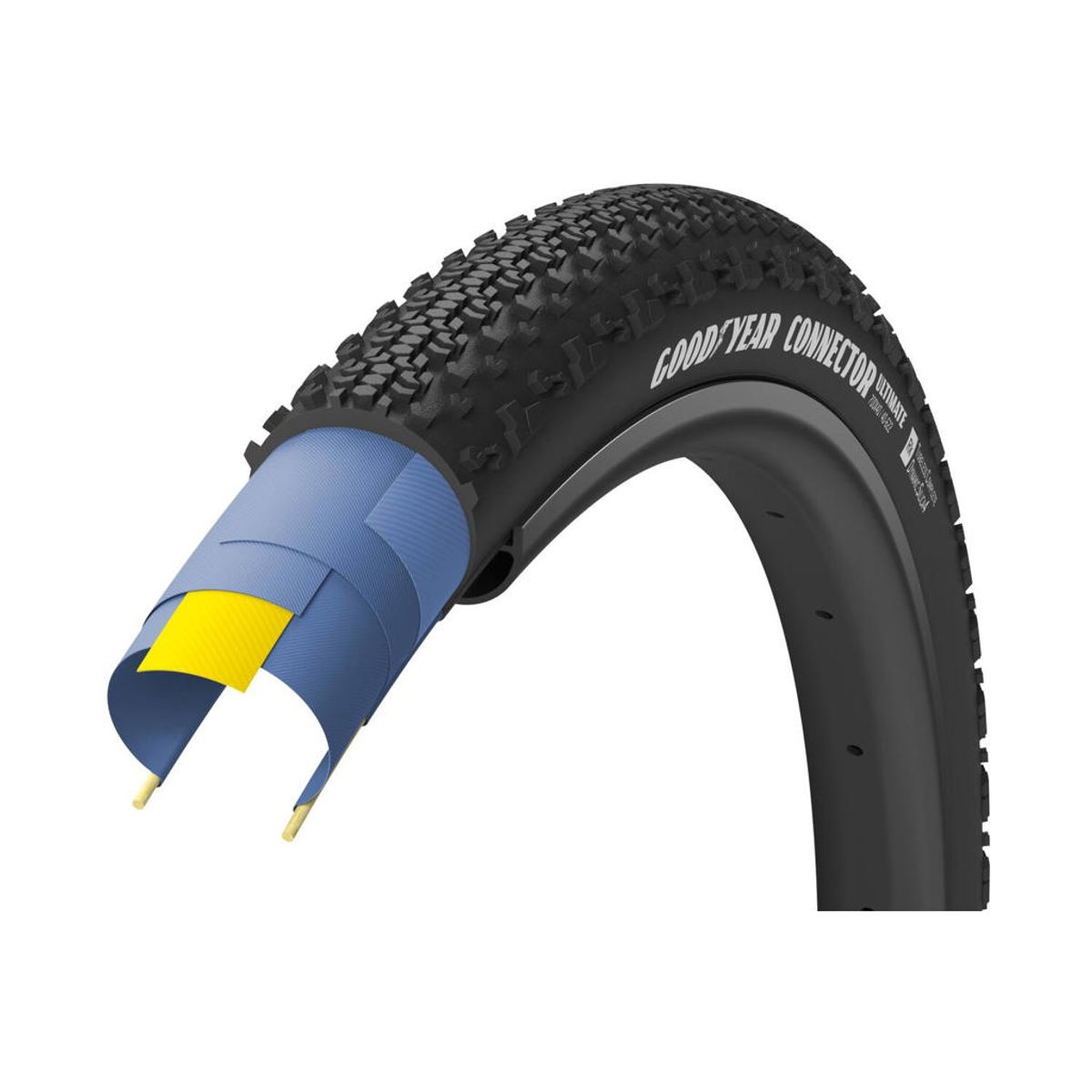 Goodyear Connector Ultimate TLC - Gravel - Foldedæk - 700x50c - Sort