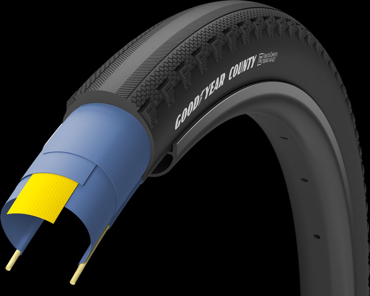 Goodyear COUNTY Tubeless Complete 700x35c/50c - Sort